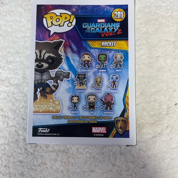 Funko Pop! Vinyl: Marvel - Rocket Raccoon #201 - Picture 3 of 3